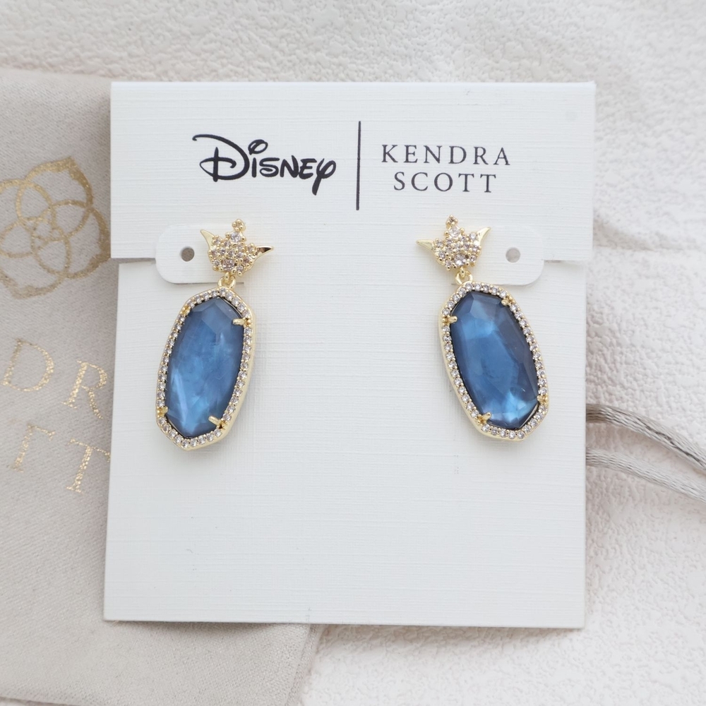 Kendra Scott Dana Princess Gold Earrings Gold NEW